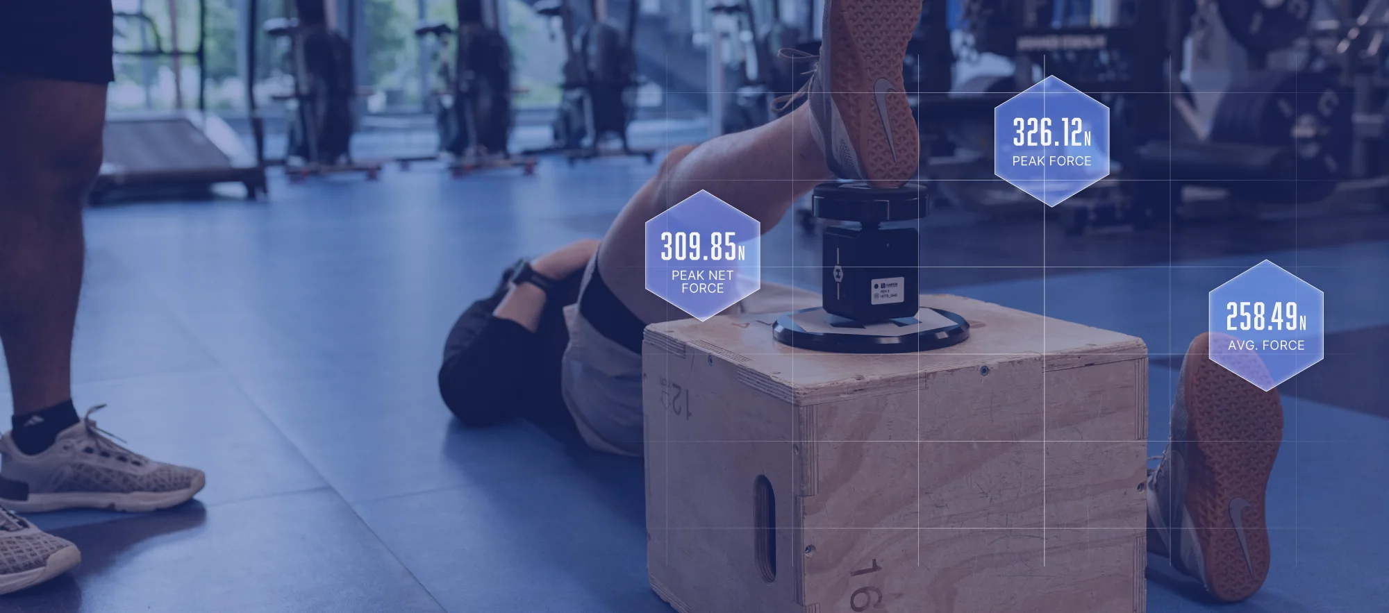 TruStrength dynamometer testing with peak and average force readings
